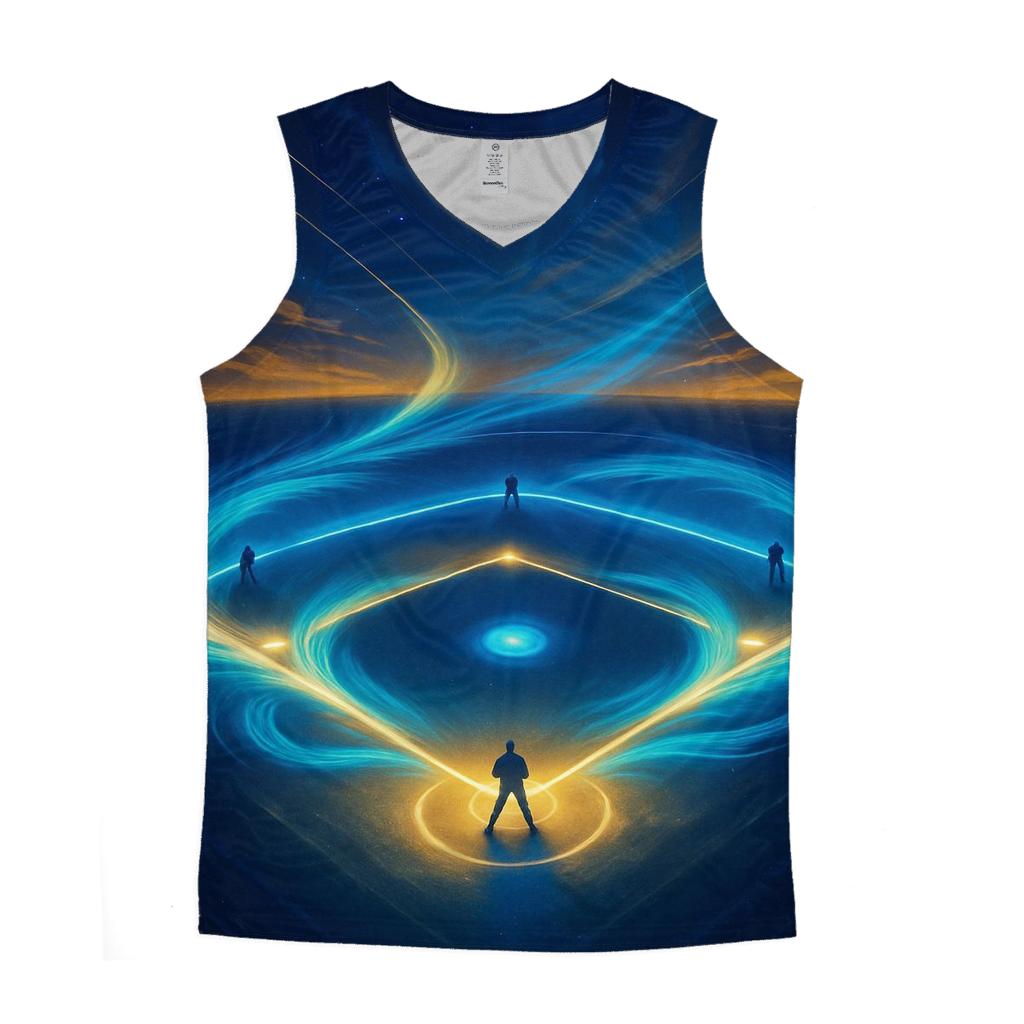 Diamond Aurora Blue Jays casual summer tank tops