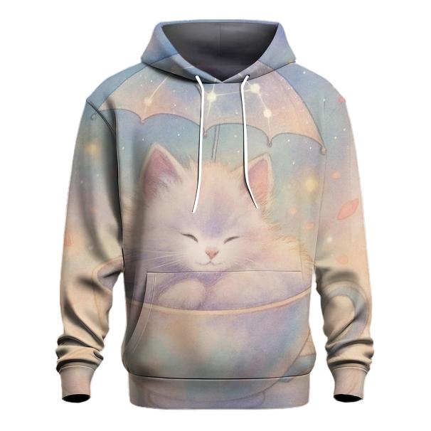 Starry Tea Time Kitten hoodies fashion
