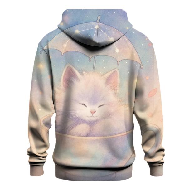 Starry Tea Time Kitten hoodies fashion