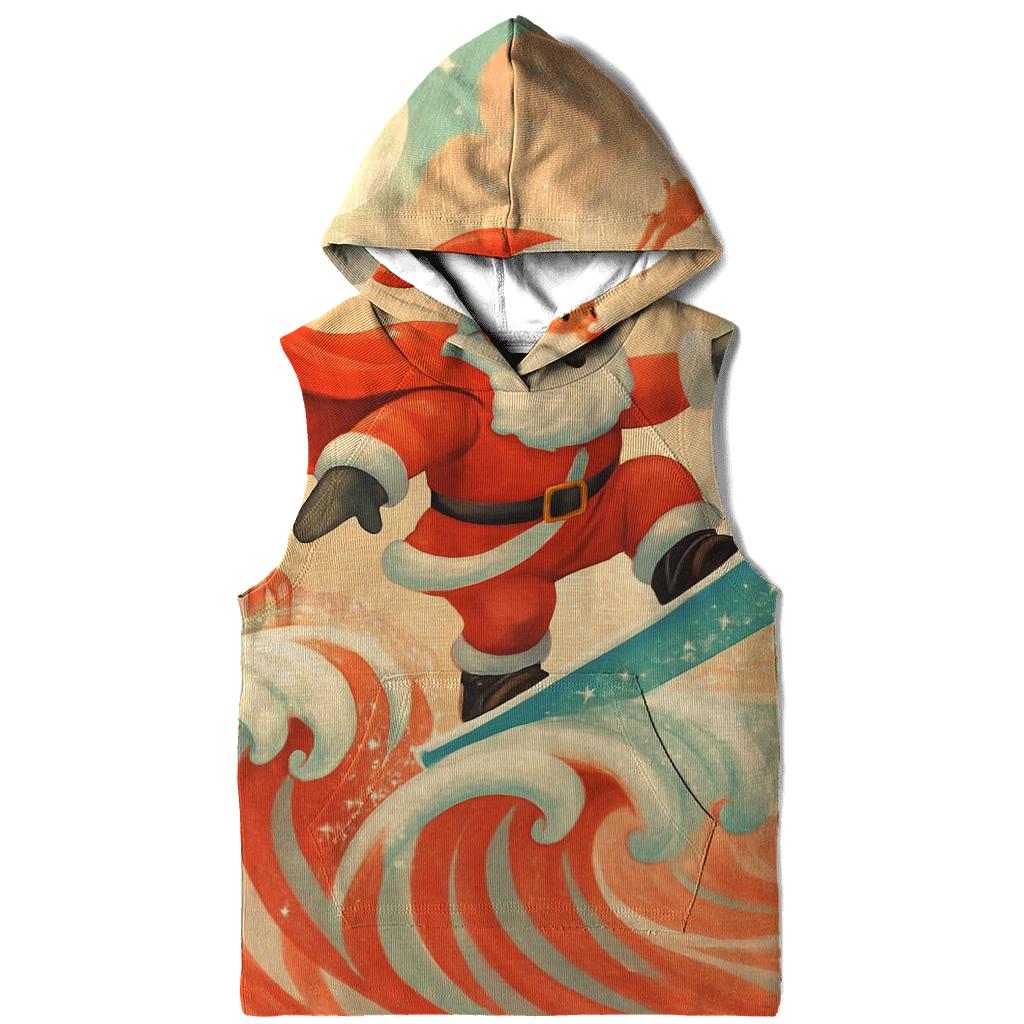 Surfing Santa Tidal Ride hoodie styles