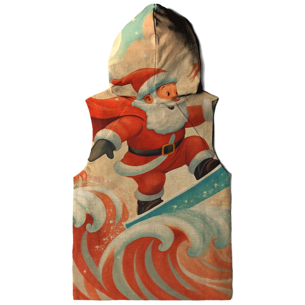 Surfing Santa Tidal Ride hoodie styles