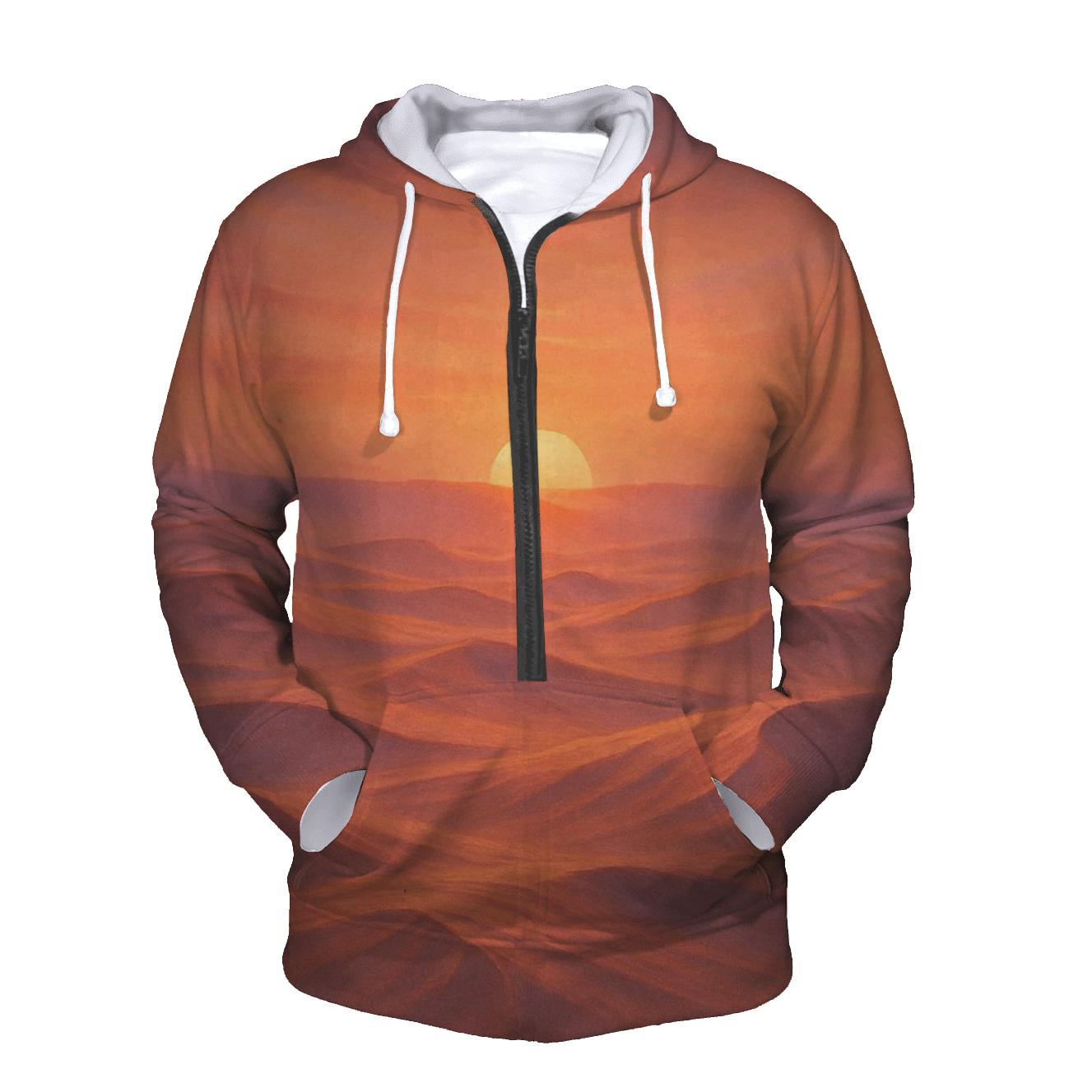 Coral Dune Horizon lightweight hoodies