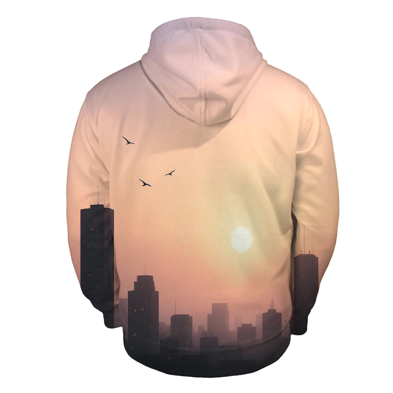 Lavender Skyline Drift pullover hoodies