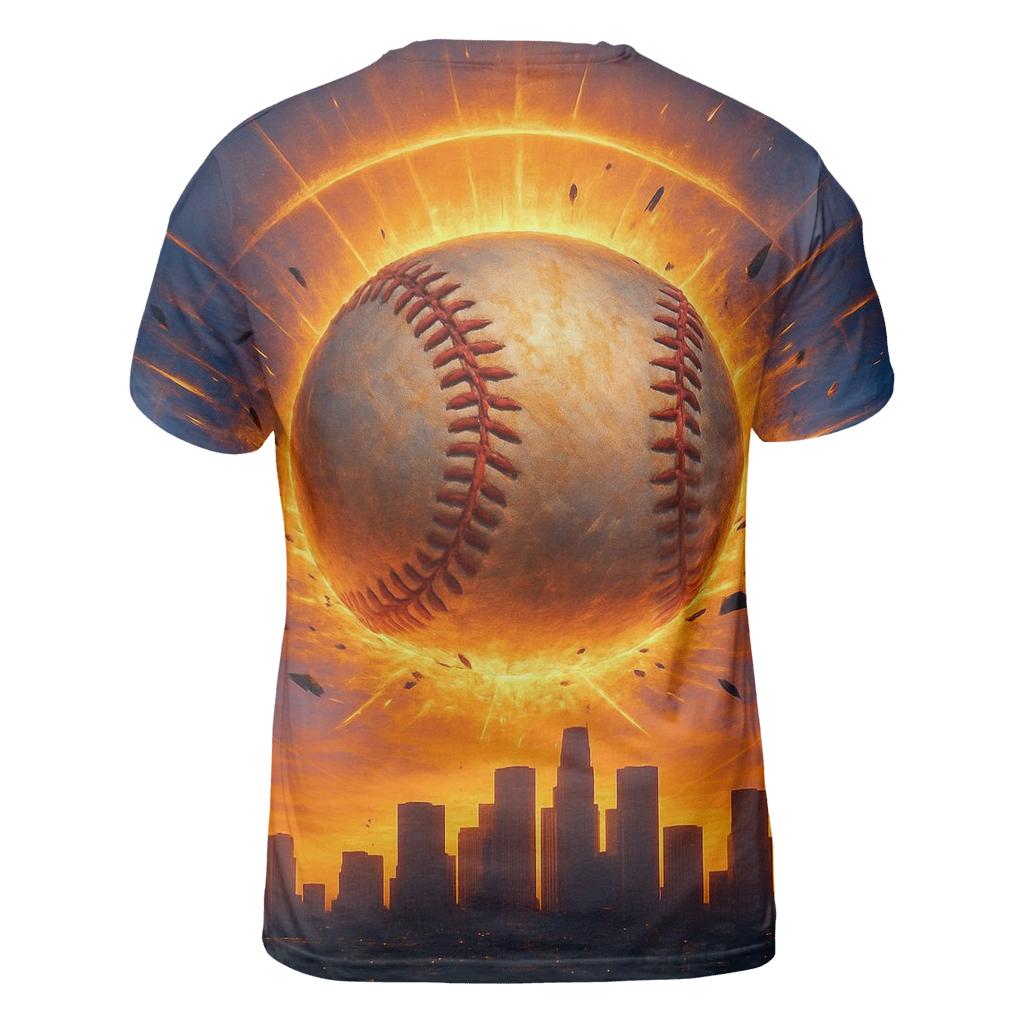 Sunset Homer Halo trendy printed shirt styles