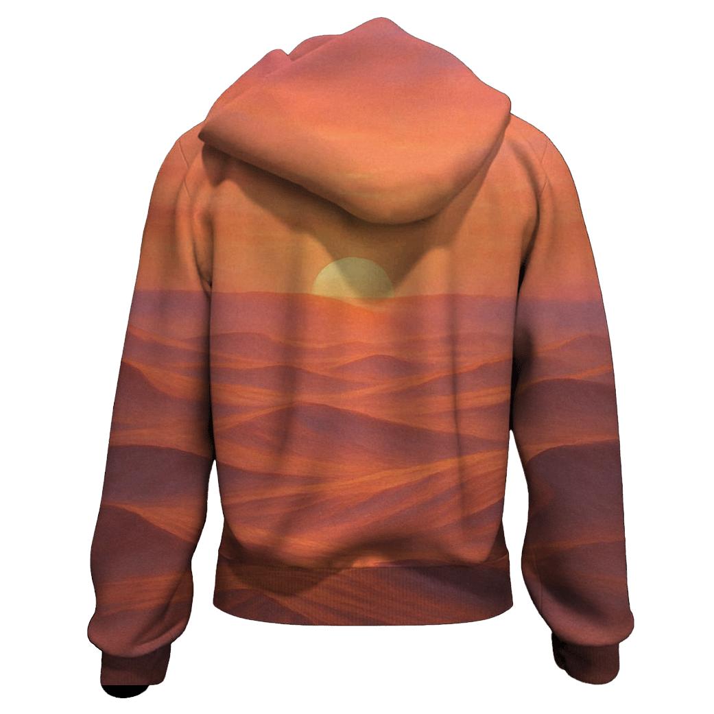 Coral Dune Horizon lightweight hoodies
