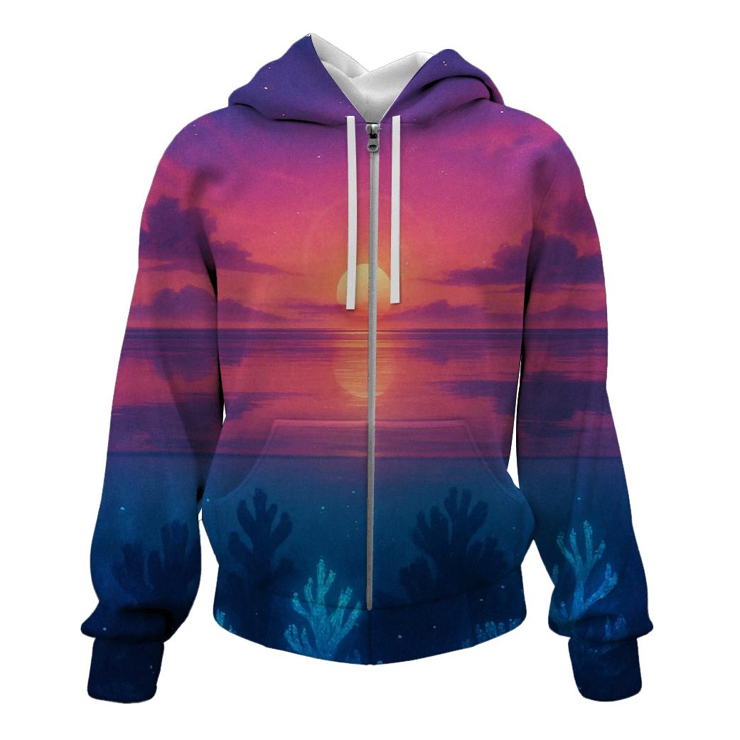 Violet Reef Mirage heavyweight hoodies
