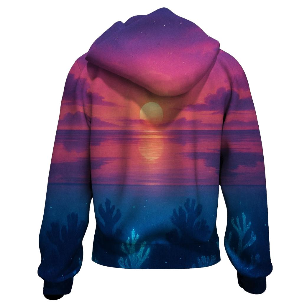 Violet Reef Mirage heavyweight hoodies
