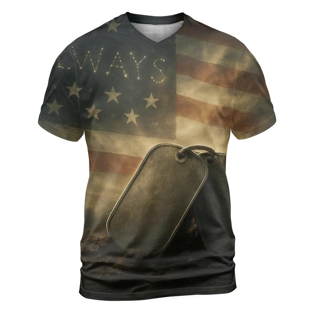 Dog Tags At Dusk designer pattern shirts