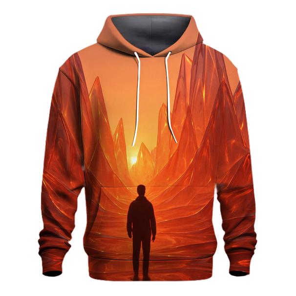 Dawn Glass Peaks zip-up hoodies