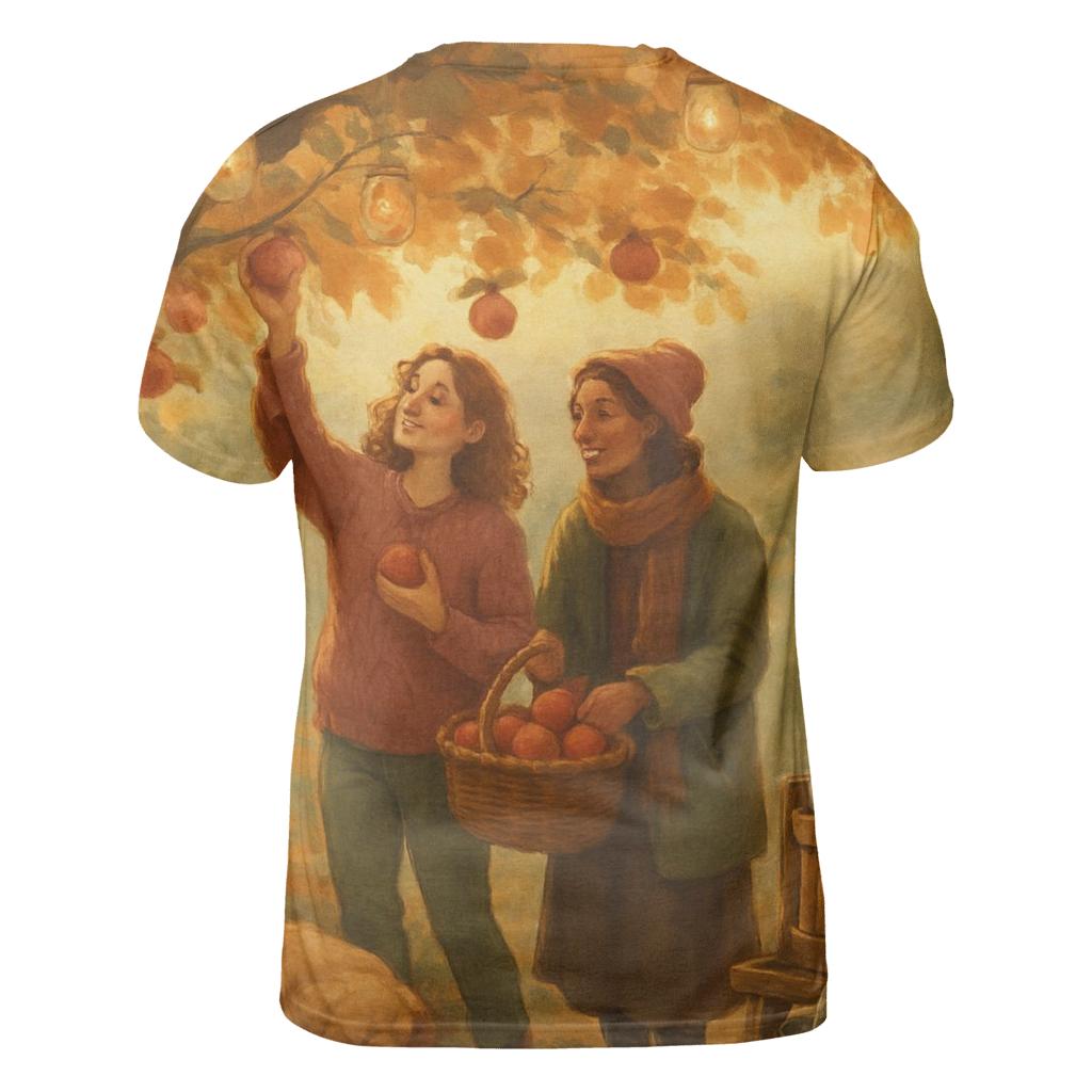 Apple Orchard Serenade creative print fashion shirts