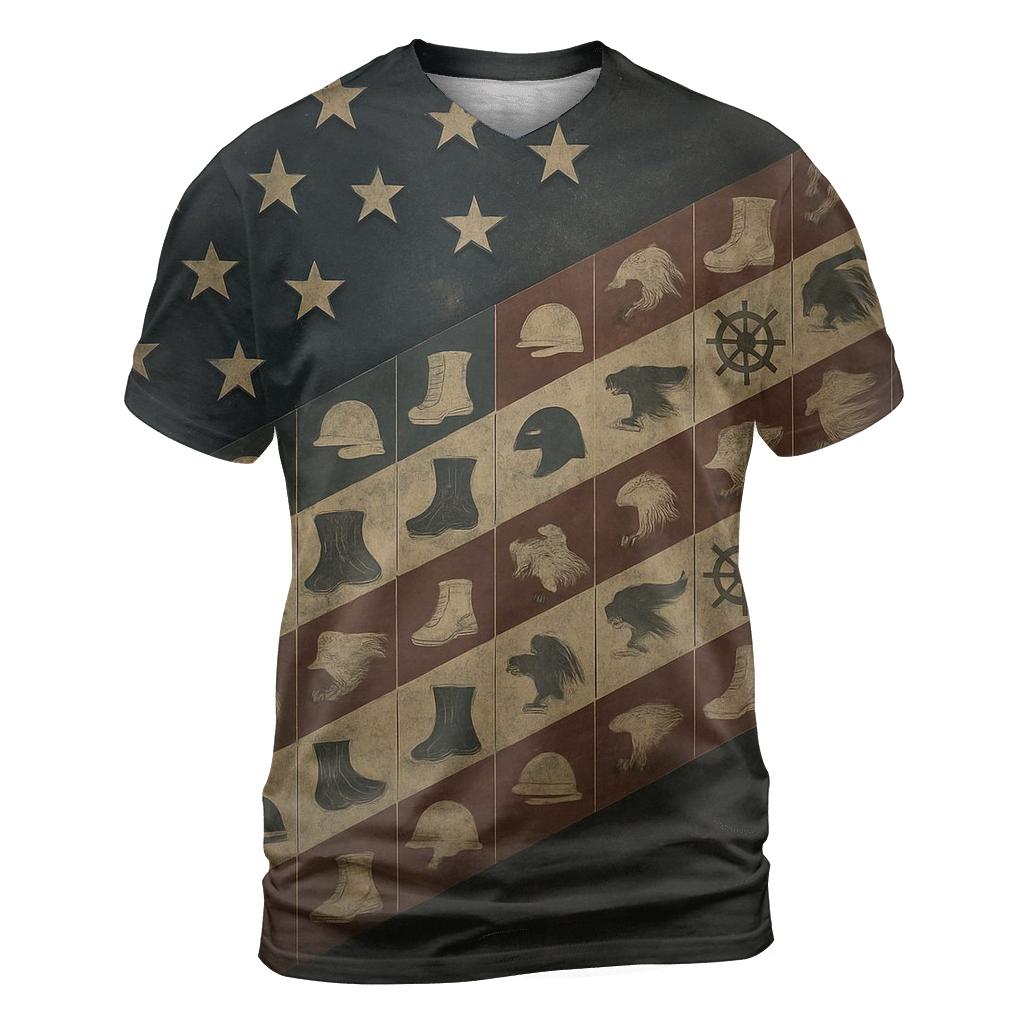 Guardians Stripe Mosaic custom all-over print shirts