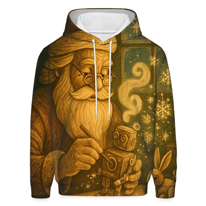 Workshop Clockwork Santa zip-up hoodies