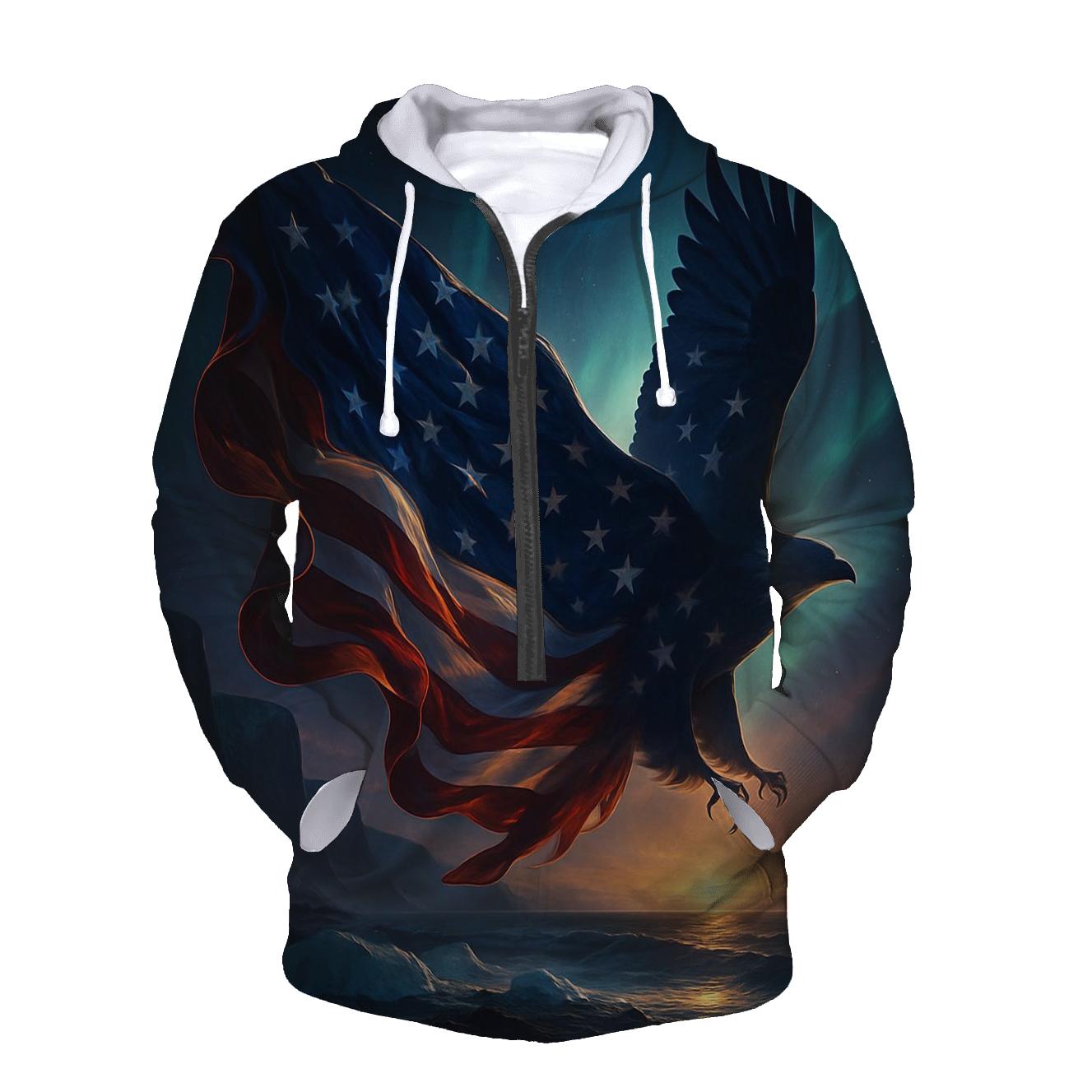 Aurora Stripes designer hoodies
