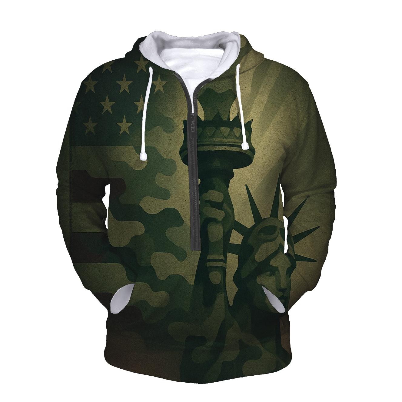 Camouflage Liberty hoodie designs
