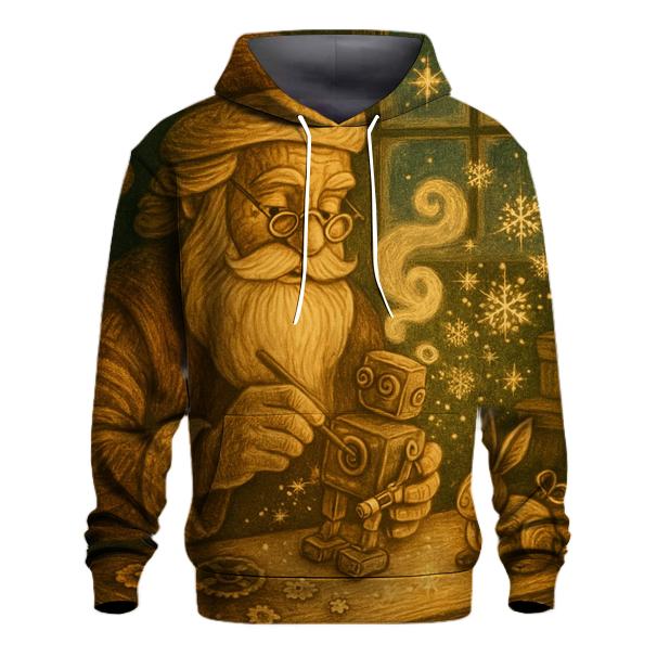 Workshop Clockwork Santa designer hoodies