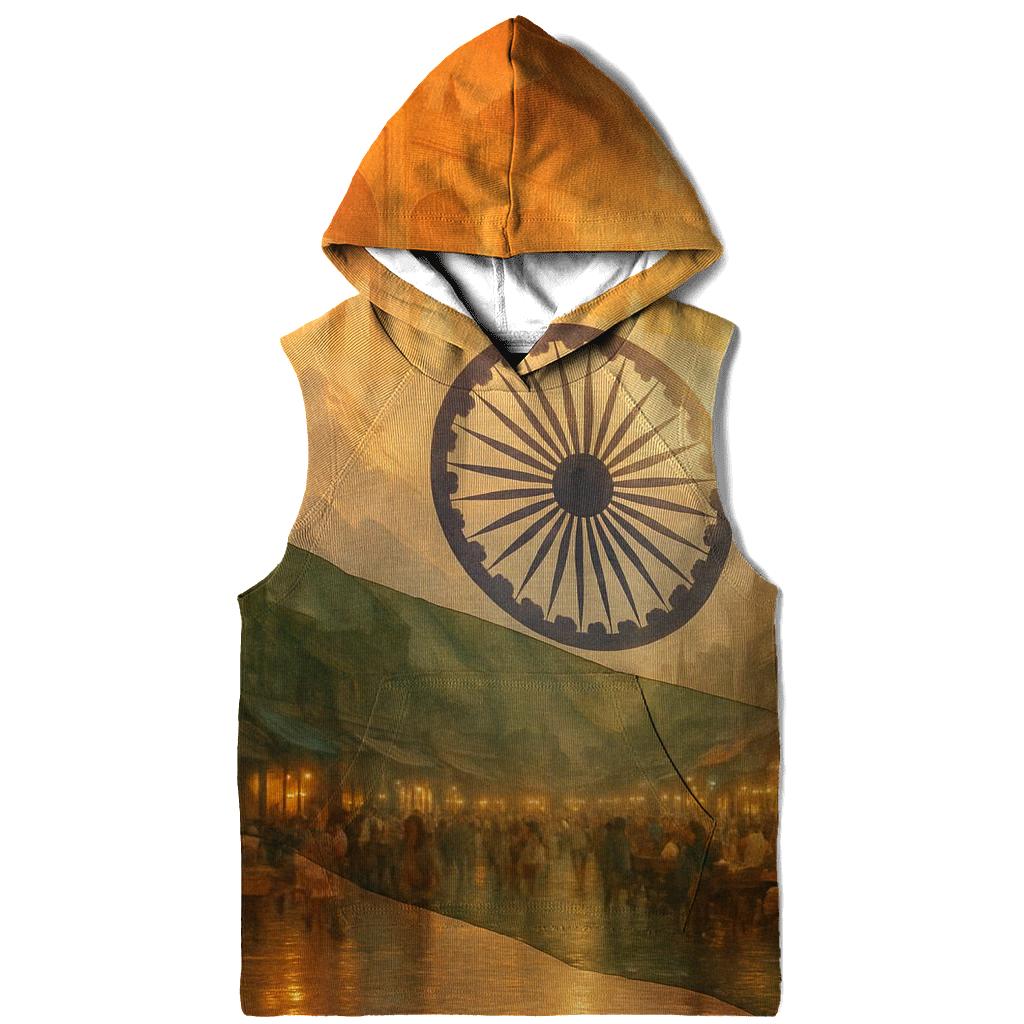 India Double Exposure Heritage heavyweight hoodies