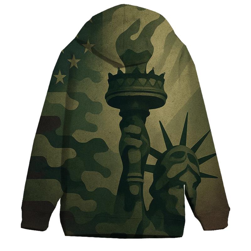 Camouflage Liberty hoodie trends