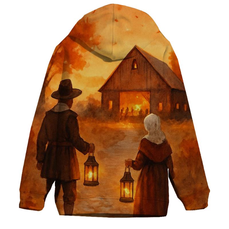 Pilgrim Lantern Walk custom hoodies