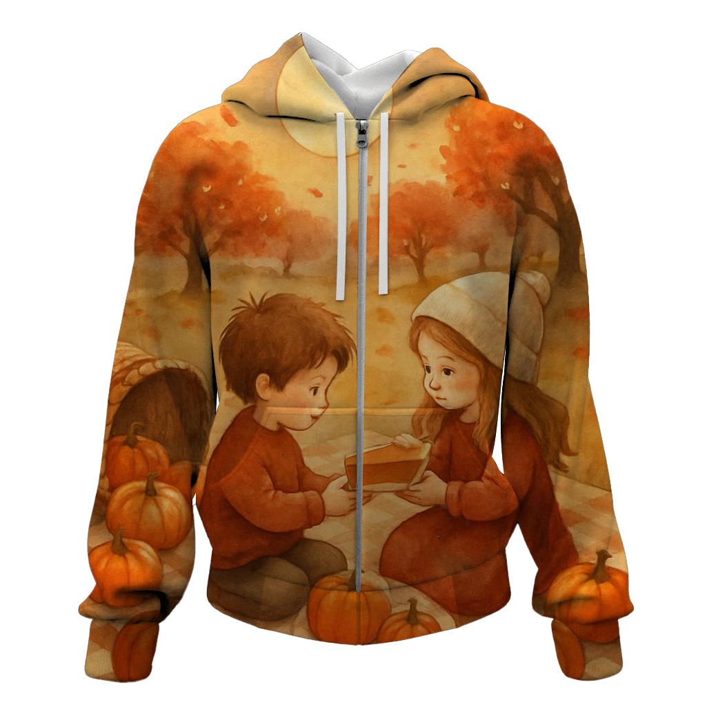 Pumpkin Moon Picnic pullover hoodies
