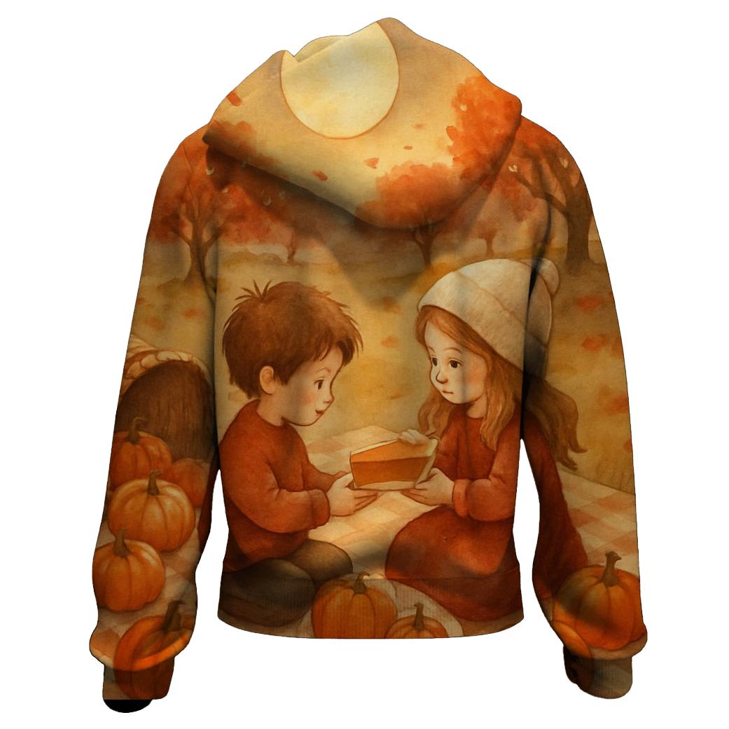 Pumpkin Moon Picnic pullover hoodies