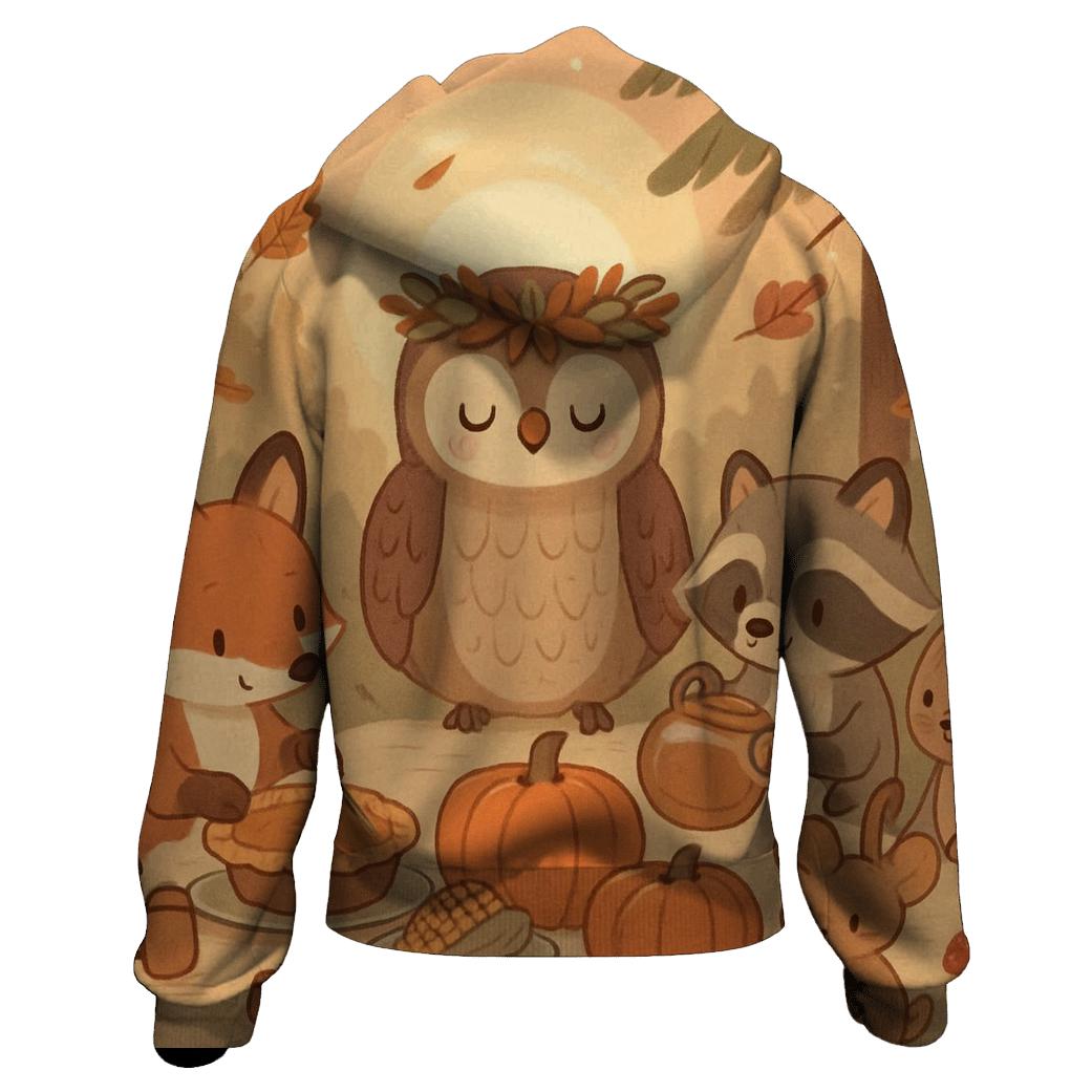 Woodland Feast Chorus premium hoodies