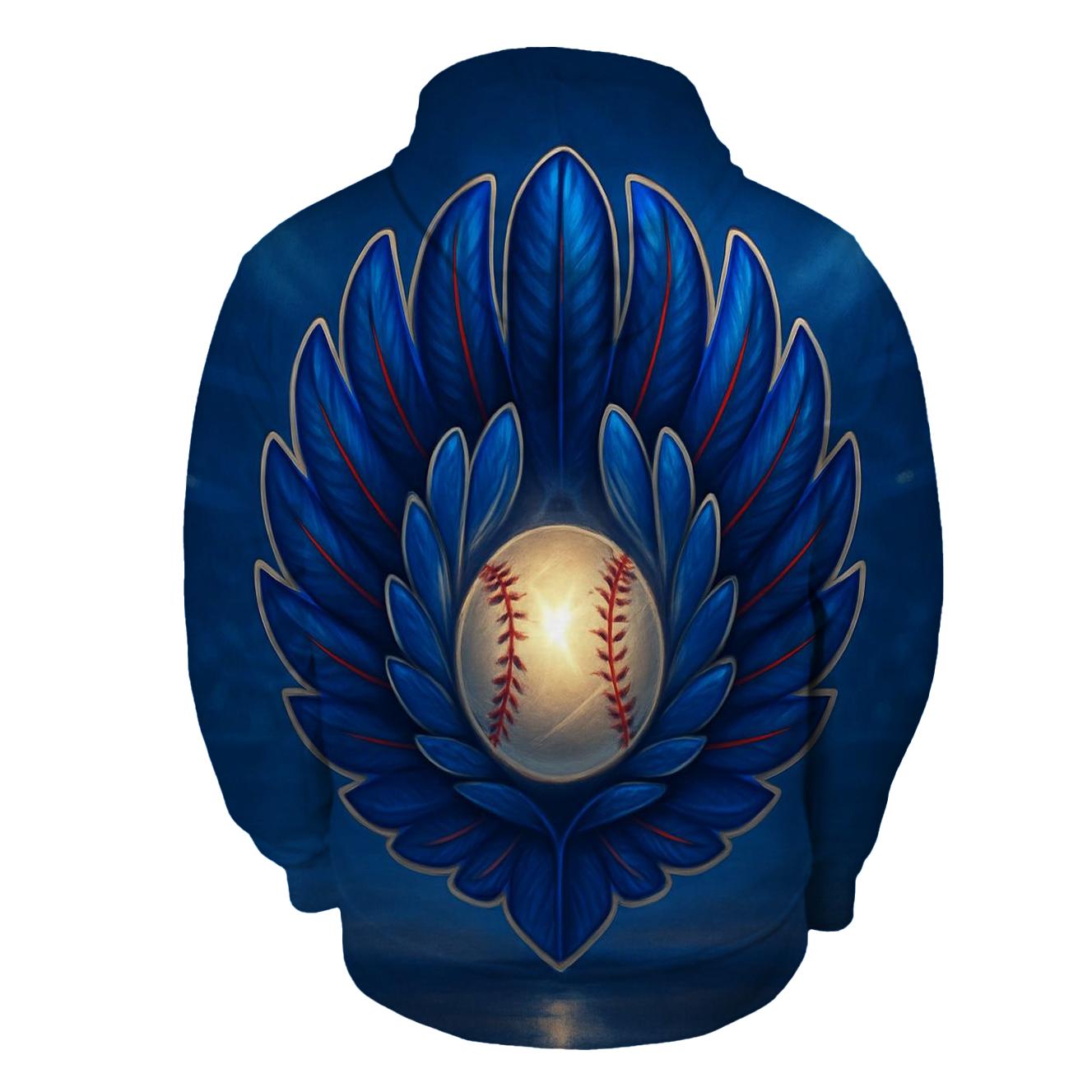 Feathered Glove Emblem Blue Jays hoodies fashion