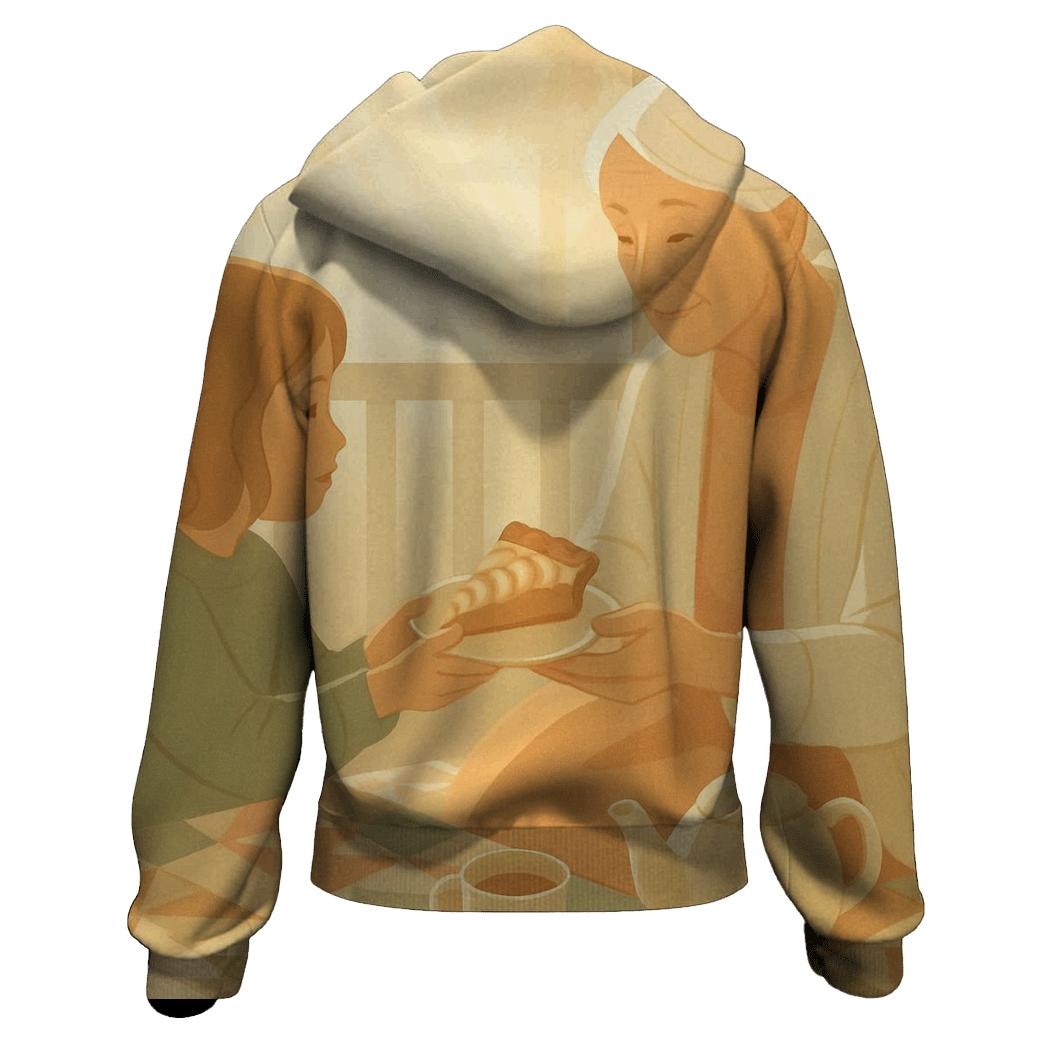 Heirloom Quilt Gathering zip-up hoodies