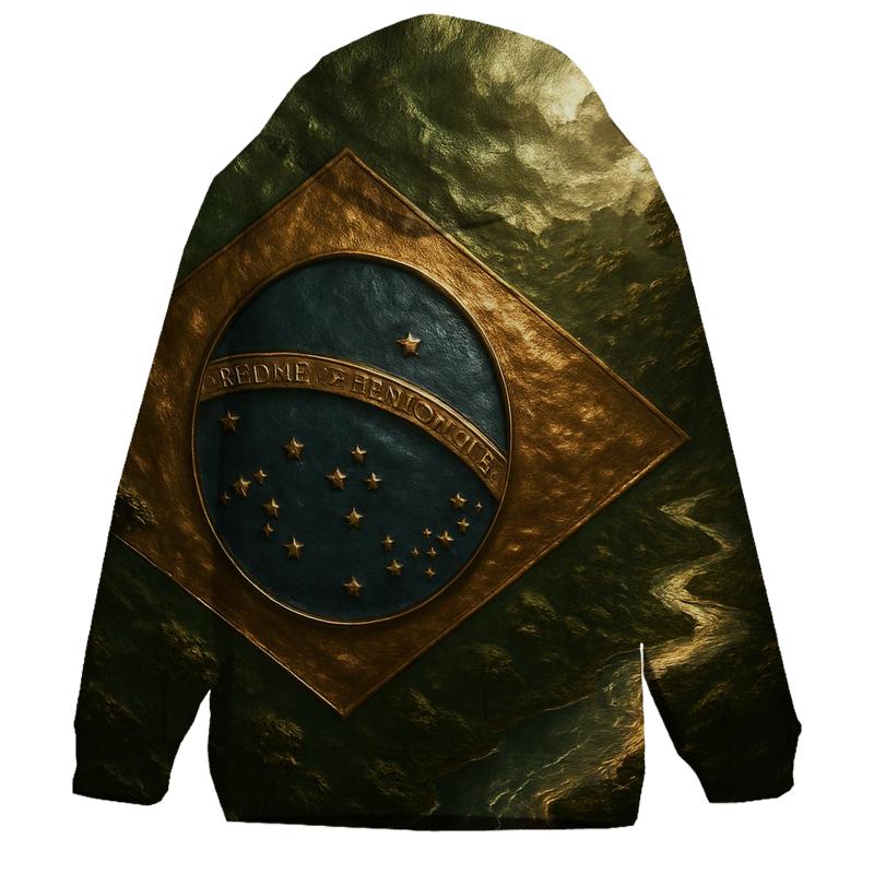 Brazilian Rainforest Metal embroidered hoodies
