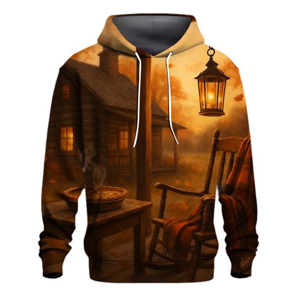 Cozy Cabin Sunset heavyweight hoodies