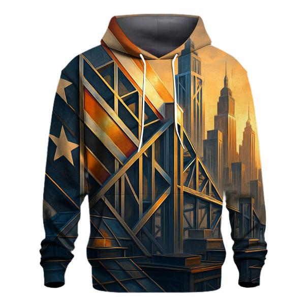 Stars And Steel Skyline heavyweight hoodies