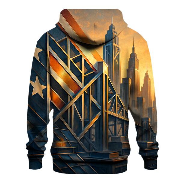 Stars And Steel Skyline heavyweight hoodies