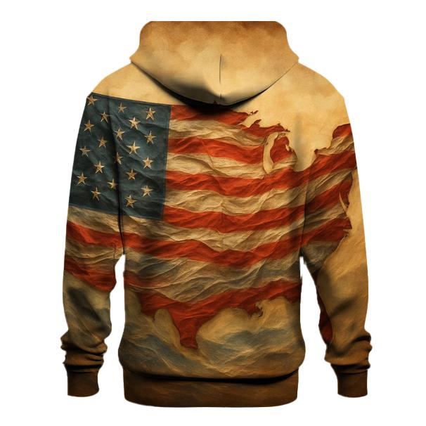 Heritage Map Banner lightweight hoodies