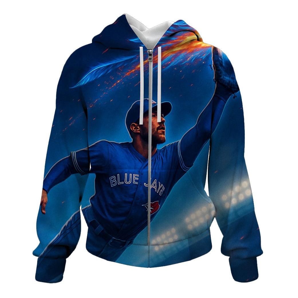 Blue Jays Meteor Catch embroidered hoodies