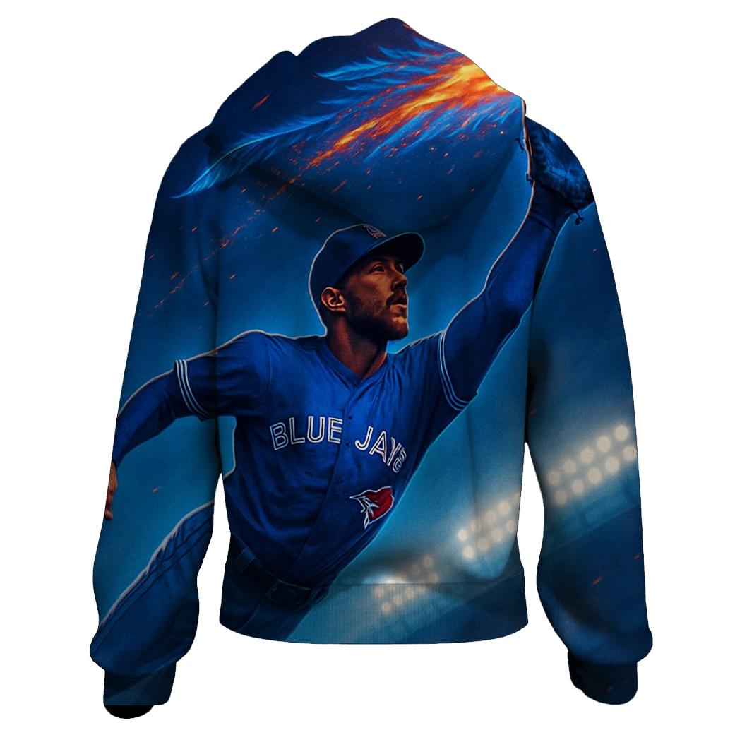Blue Jays Meteor Catch embroidered hoodies