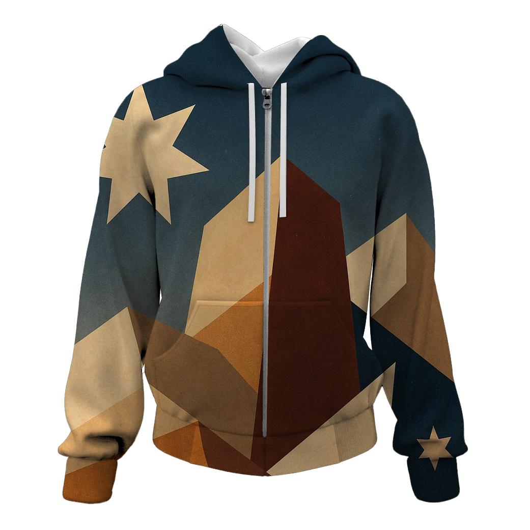 Australia Outback Emblem zip-up hoodies