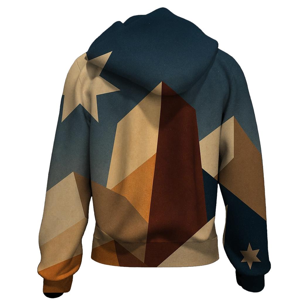 Australia Outback Emblem zip-up hoodies
