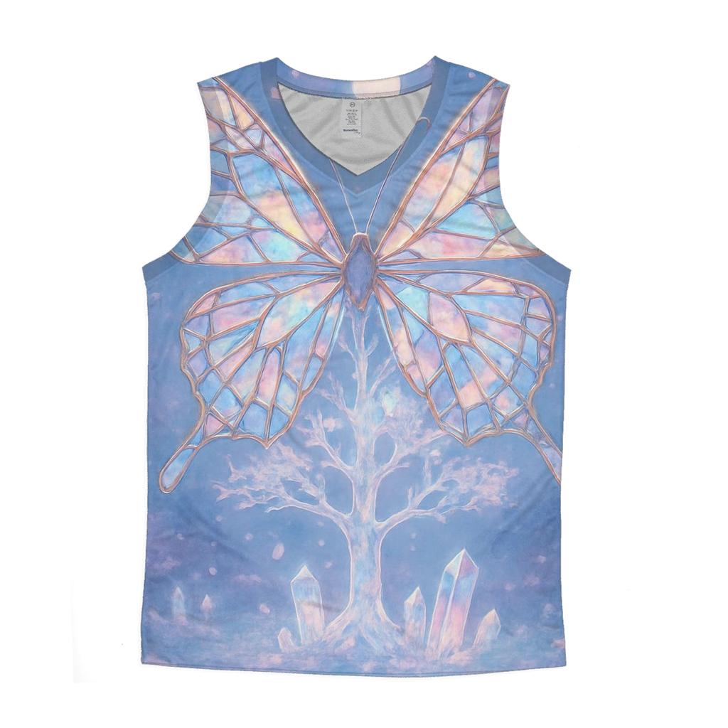 Glasswing Monarch cotton sleeveless tops