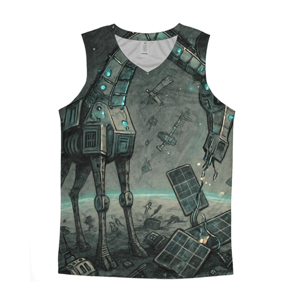 Orbit Junkyard Giraffe sports performance tank tops