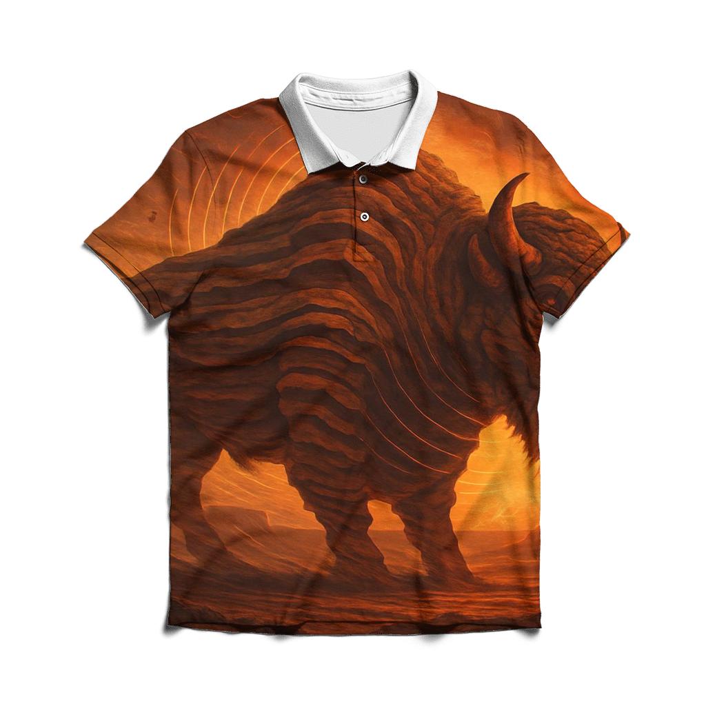 Echo Canyon Bison designer slim fit polos