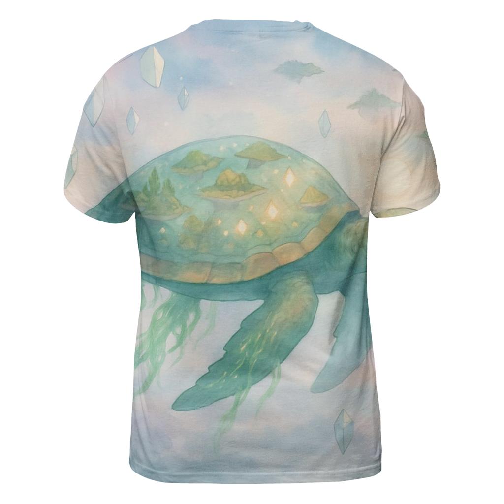 Crystal Drift Turtle designer pattern shirts