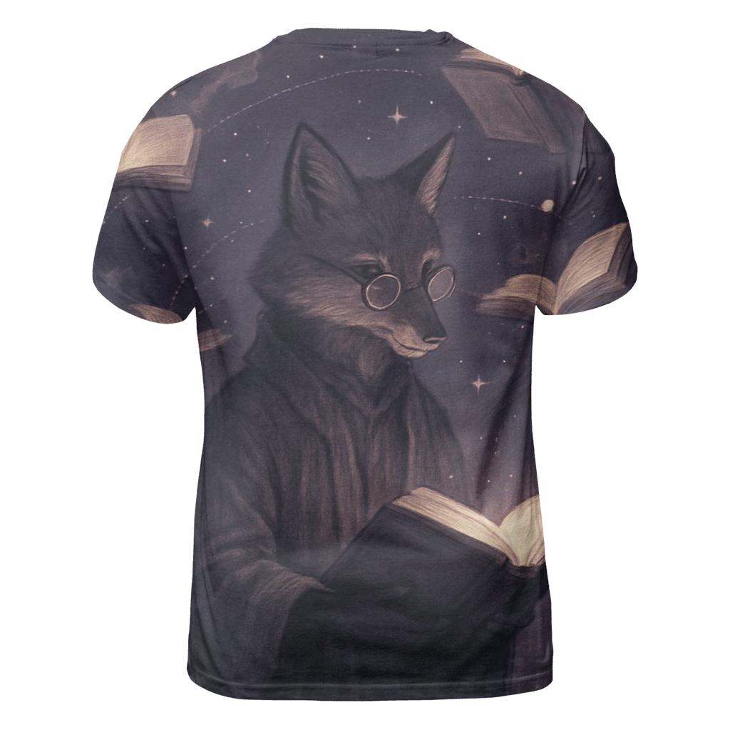 Celestial Librarian Foxglove statement graphic shirts