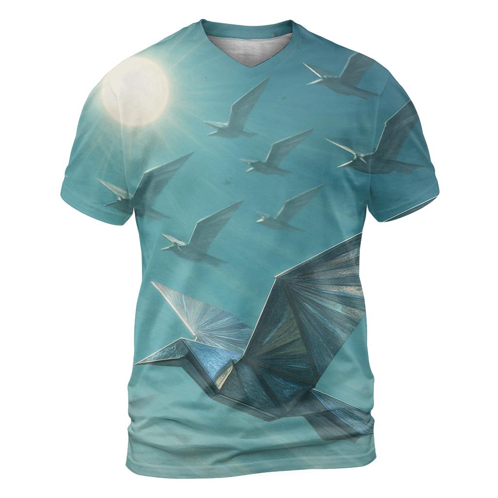 Paper Solar Sailbird personalized full print shirts