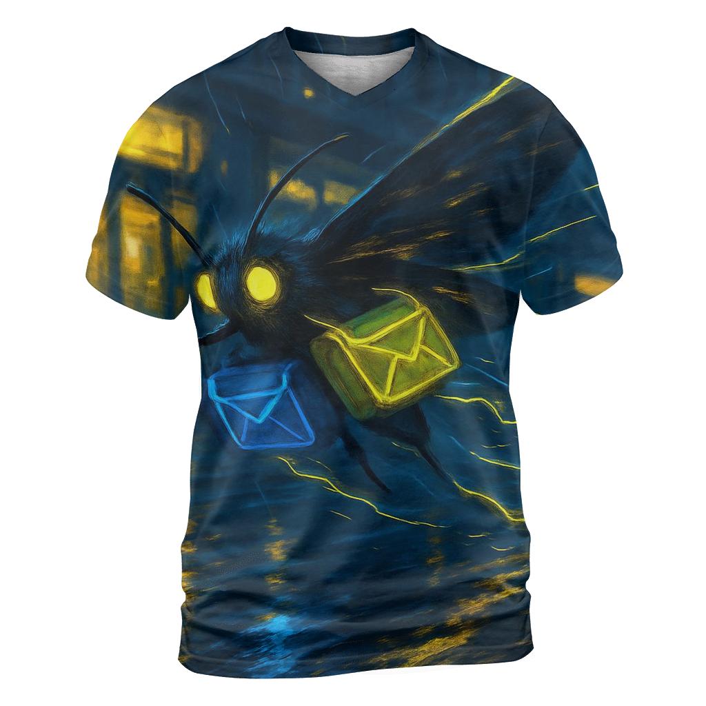 Neon Monarch Courier personalized full print shirts