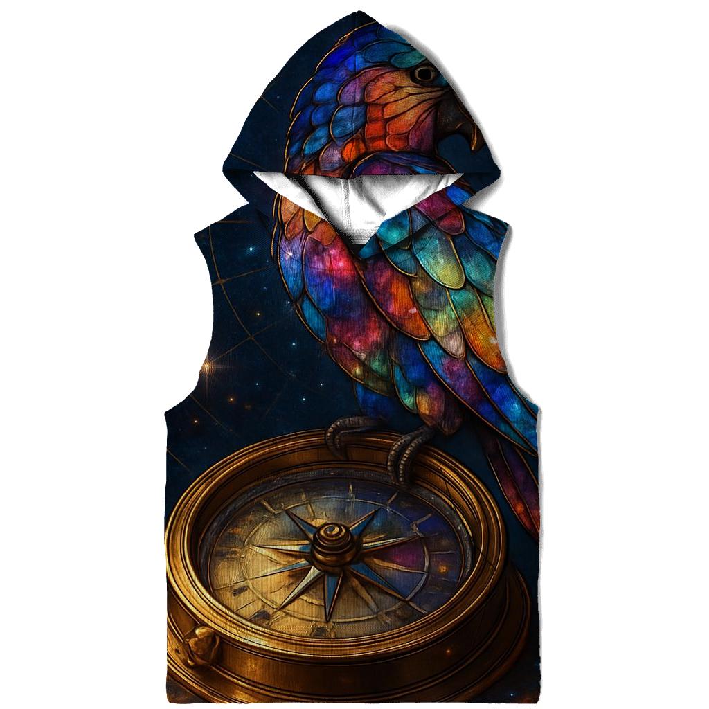 Glass Nebula Parrot lightweight hoodies