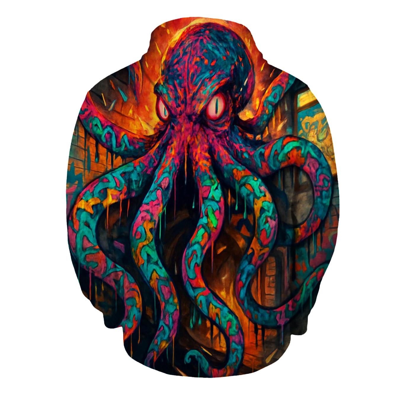 Graffiti Signal Kraken hoodie styles