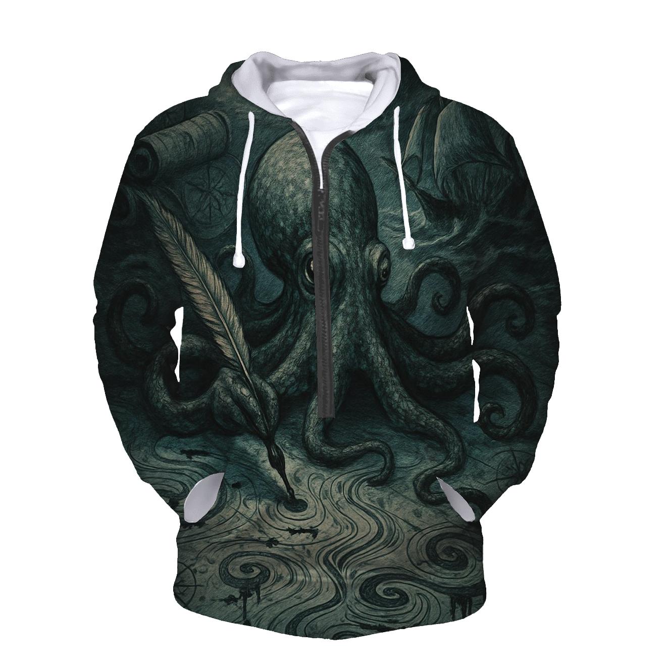 Inkstorm Kraken Cartographer hoodie styles