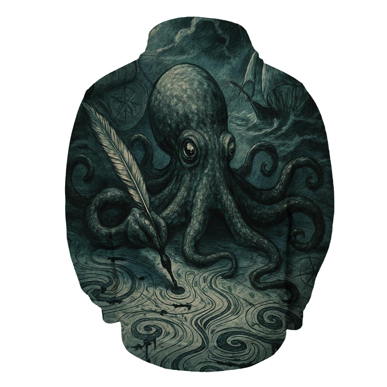 Inkstorm Kraken Cartographer hoodie styles