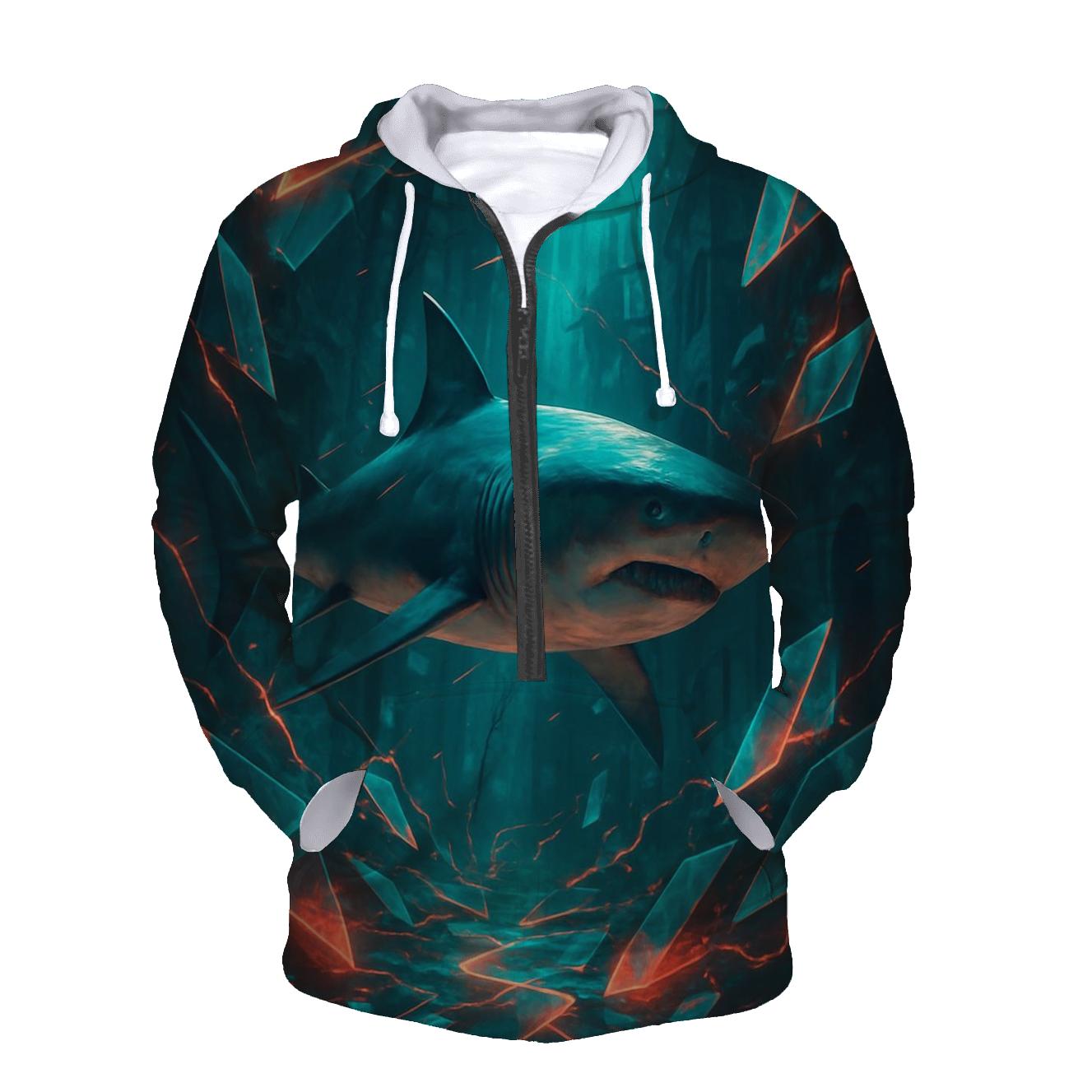 Prism Shark Alley graphic hoodies