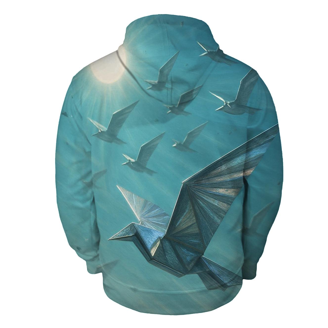 Paper Solar Sailbird zip-up hoodies