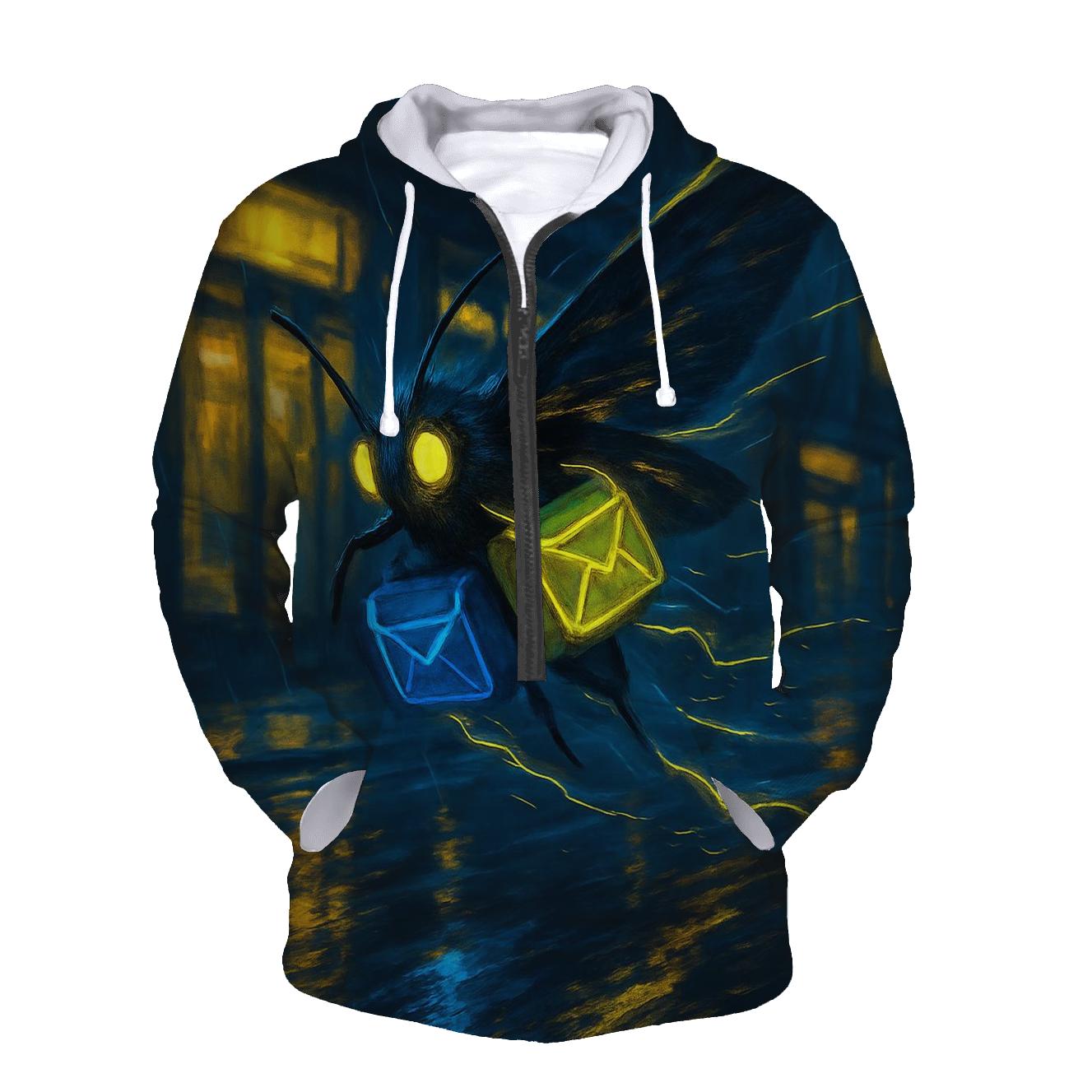 Neon Monarch Courier hoodie designs